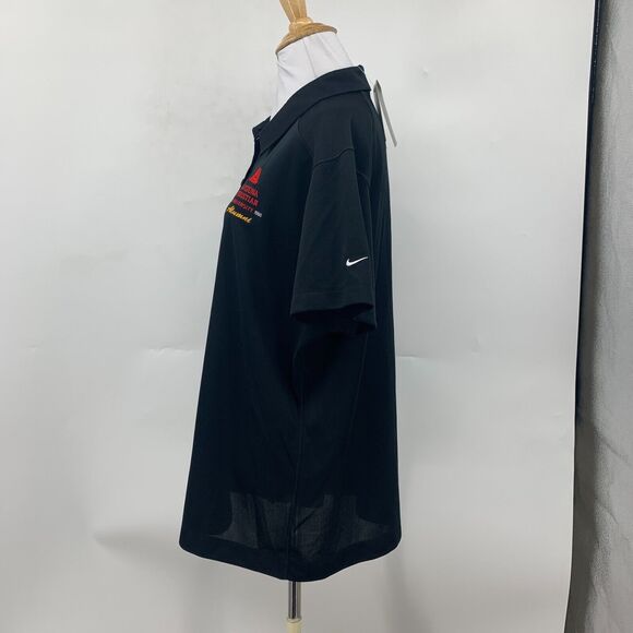 Nike Arizona Christian University Polo Shirt Womens XXL Black Performance Golf - Picture 4 of 14